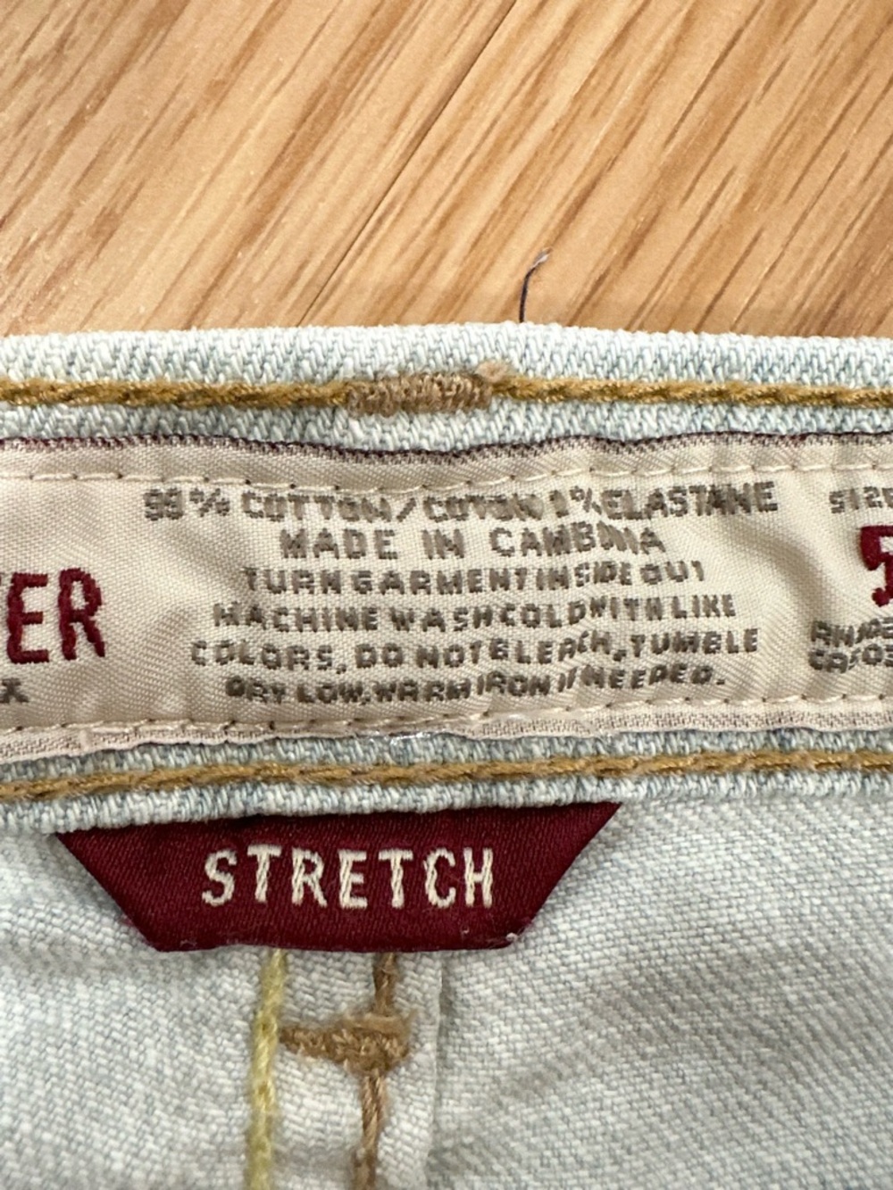 Hollister Y2K Light Blue Denim Low Rise Cutoff Micro Shorts Size 5 - Picture 6 of 13